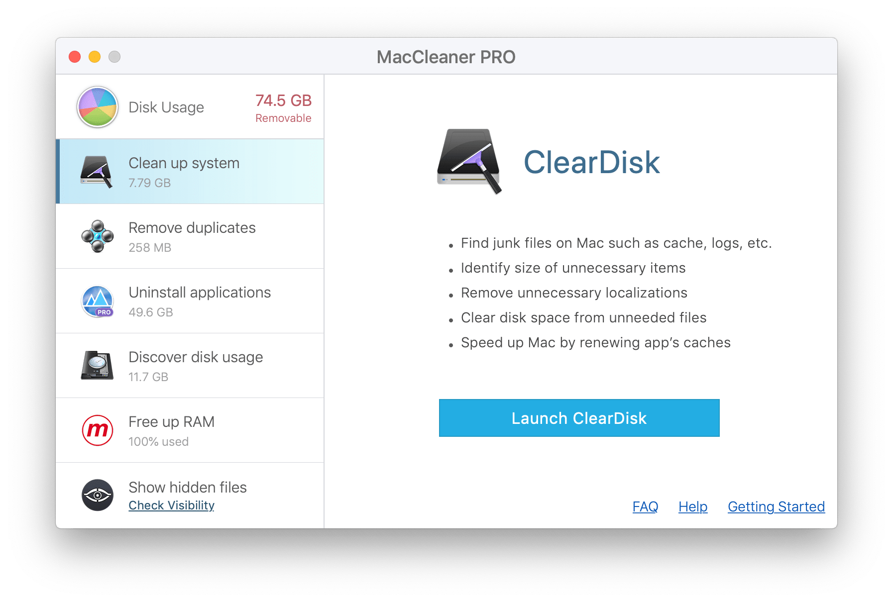 Disk Cleanup App Mac Free